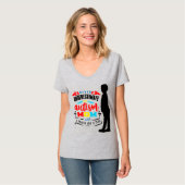 Autisme Awareness - Women's Basic V-Neck T-Shirt (Voorkant volledig)