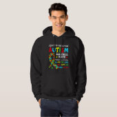 Autisme Awarenne April is de nationale autisme Awa Hoodie (Voorkant volledig)