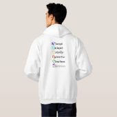 Autisme Awarness Sweatshirt (Achterkant volledig)