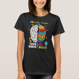 Autisme Awetistic Genius Brain Autistic T-shirt