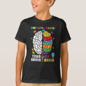 Autisme Awetistic Genius Brain Autistic T-shirt (Voorkant)