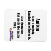 Autisme Bacon Tragedie Automagneet Magneet (Horizontaal)