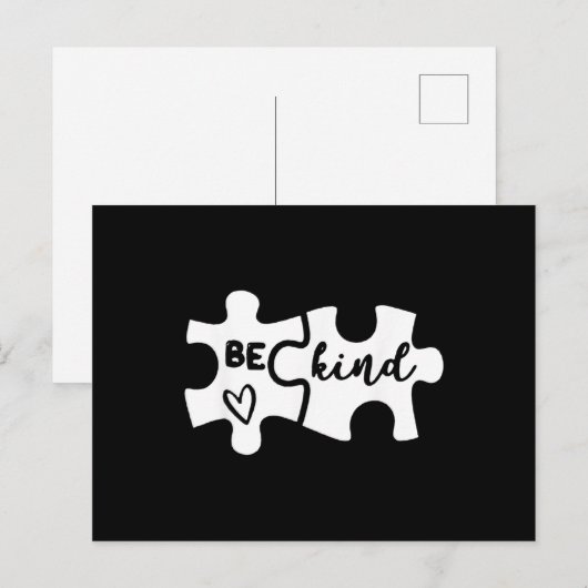 Autisme Be Child Briefkaart (Voorkant / Achterkant)