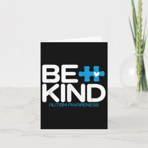 Autisme Be Kind Shirt Vrouwen Mannen Kinder Be Kin Kaart
