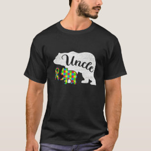 Autisme Beer Oom Heren Autisme Bewustzijn Ooms T-shirt