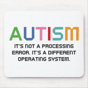 Autisme-besturingssysteem Muismat