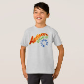 Autisme Beware van de Basis T-Shirt van de Kindere (Voorkant volledig)