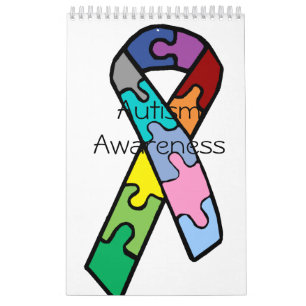 Autisme Bewustheid 12 Maandschema Kalender