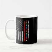 Autisme Bewustheid 4 juli Thin Red Line Firefight Koffiemok (Links)