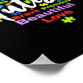 Autisme Bewustheid Dag Maand Kleuren Poster (Hoek)