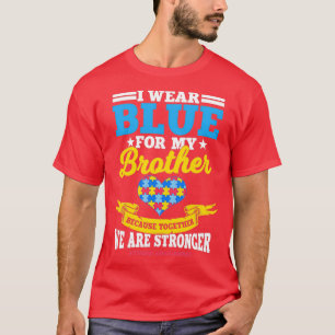Autisme Bewustheid ik Blauw 2 draag T-shirt