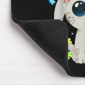 Autisme Bewustheid Kat Kitten Kleur Puzzels Bal Muismat (Hoek)