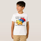 Autisme Bewustheid Kinder Gedrag Pardon T-shirt (Voorkant volledig)