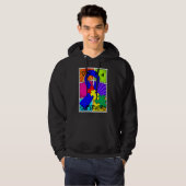 Autisme Bewustheid Papa van een superheld Hoodie (Voorkant volledig)