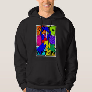 Autisme Bewustheid Papa van een superheld Hoodie