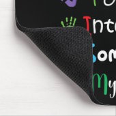 Autisme Bewustheid Shirt Altijd uniek Totdat Muismat (Hoek)