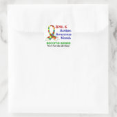 AUTISME BEWUSTMAAND APRIL RONDE STICKER (Tas)