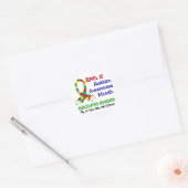 AUTISME BEWUSTMAAND APRIL RONDE STICKER (Envelop)