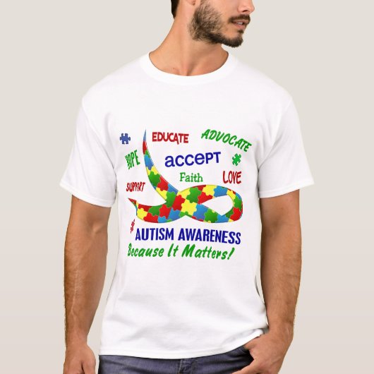 AUTISME BEWUSTMAAND APRIL T-SHIRT (Voorkant)