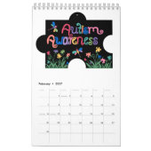 Autisme Bewustmaking 12-maands kalender (Feb 2027)
