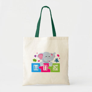 Autisme - Bewustmaking - Canvas tas