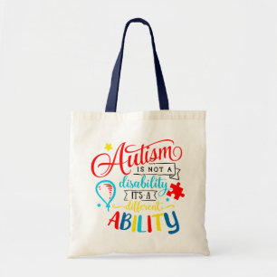 Autisme - Bewustmaking - Canvas tas