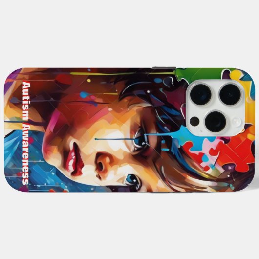 Autisme - Bewustmaking - Case-Mate iPhone Case (Achterkant (horizontaal))