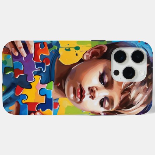 Autisme - Bewustmaking - Case-Mate iPhone Case (Achterkant (horizontaal))