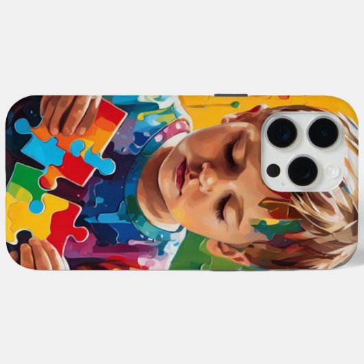 Autisme - Bewustmaking - Case-Mate iPhone Case (Achterkant (horizontaal))