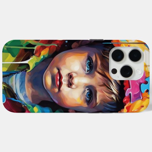 Autisme - Bewustmaking - Case-Mate iPhone Case (Achterkant (horizontaal))