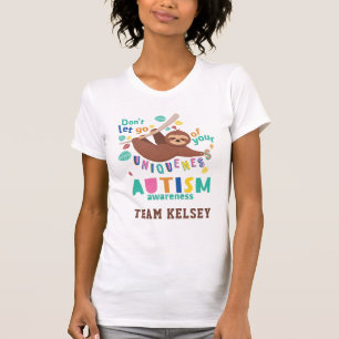 Autisme Bewustmaking houdt uw unieke keuze vast T-shirt