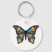 AUTISME BEWUSTMAKING SLEUTELHANGER (Voorkant)