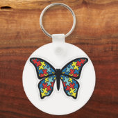 AUTISME BEWUSTMAKING SLEUTELHANGER (Voorkant)