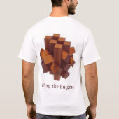 Autisme - Bewustmaking van het Enigma T-shirt (Achterkant)