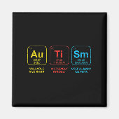 Autisme Bewustmaking Vrouwen Mam Kinder Acceptatie Magneet (Voorkant)