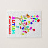 Autisme-bewustmakingsboom Legpuzzel (Horizontaal)