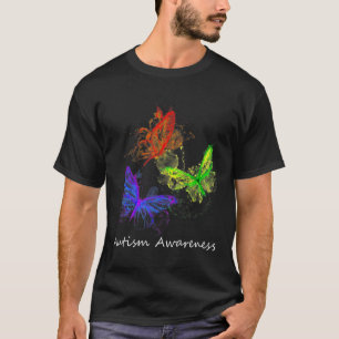 Autisme-bewustmakingsbutterflies zonder puzzelstuk t-shirt