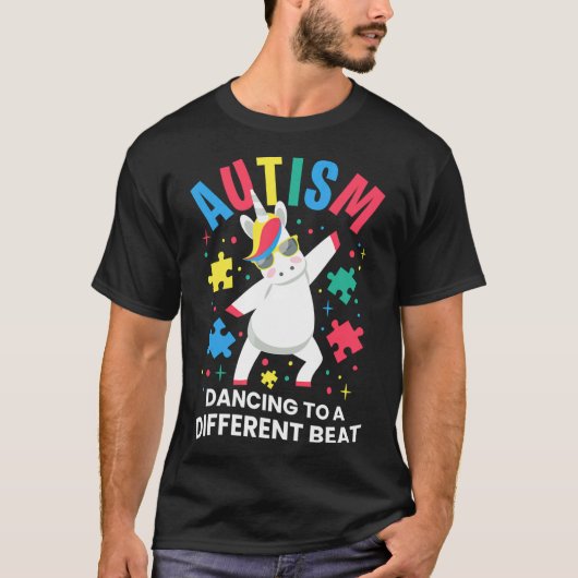 Autisme-bewustmakingsdag maand die naar een andere t-shirt (Voorkant)