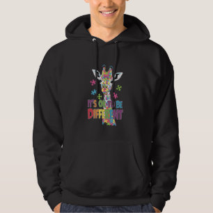 Autisme Bewustmakingsdier Het is oké om te worden Hoodie