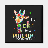 Autisme Bewustmakingsdier Het is oké om te worden Magneet (Voorkant)