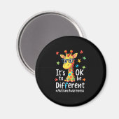 Autisme Bewustmakingsdier Het is oké om te worden Magneet (Voorkant / Achterkant)