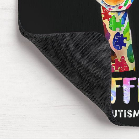 Autisme Bewustmakingsdier Het is oké om te worden Muismat (Hoek)