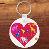Autisme-bewustmakingsdieren Sleutelhanger (Voorkant)