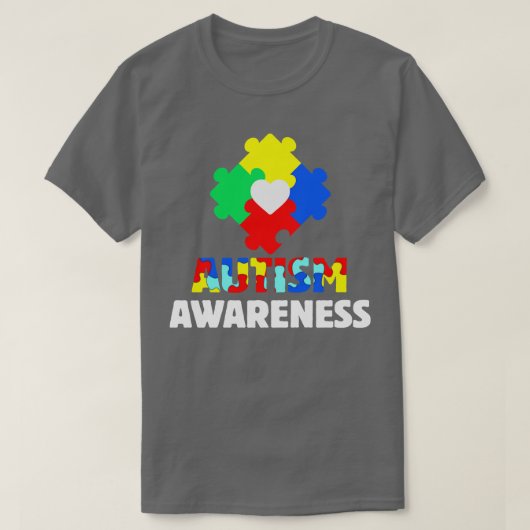 Autisme bewustmakingsmaand autisme dag autistisch t-shirt (Design voorkant)