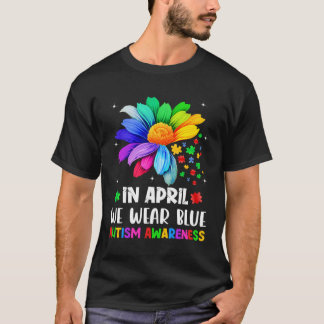 Autisme-bewustmakingsmaand in april Draag we blauw T-shirt