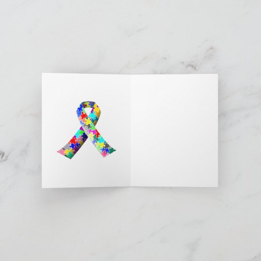 Autisme-bewustmakingsmaand Kaart (Binnen)