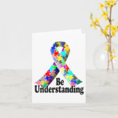 Autisme-bewustmakingsmaand Kaart (Gele Bloem)