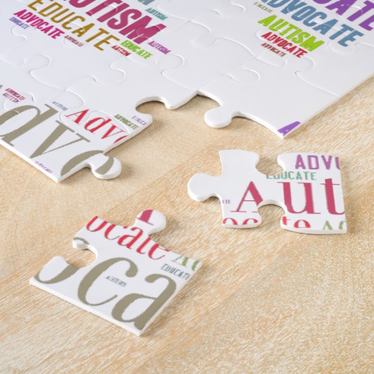 Autisme-bewustmakingsproducten Legpuzzel (Zijkant)