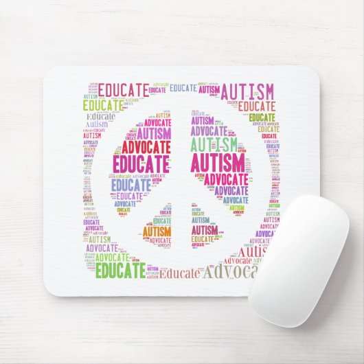 Autisme-bewustmakingsproducten Muismat (Met muis)