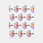 Autisme-bewustmakingsstructuur Fleece Deken (Voorkant)